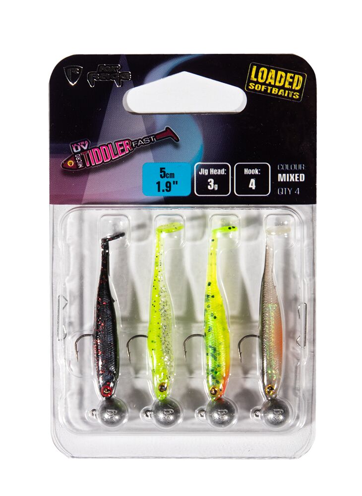 Fox Rage Ultra UV Micro Tiddler Fast 5cm 3g Mixed Colour