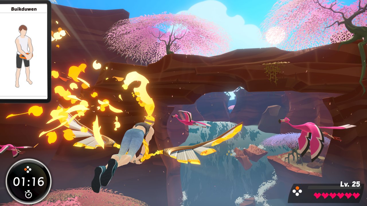Screenshot van Ring Fit Adventure