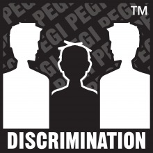 Logo van discriminatie in films en games van PEGI