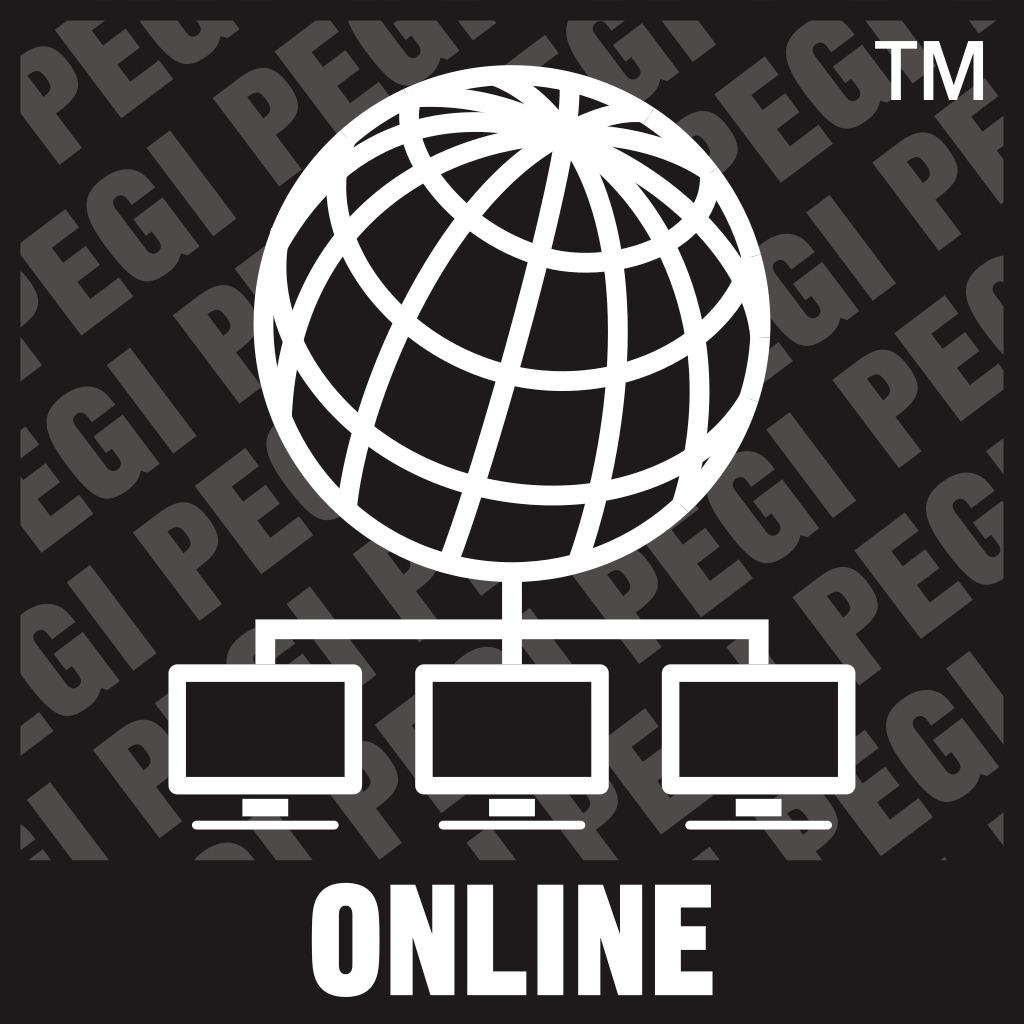 Logo van online toegankelijkheid in games van PEGI