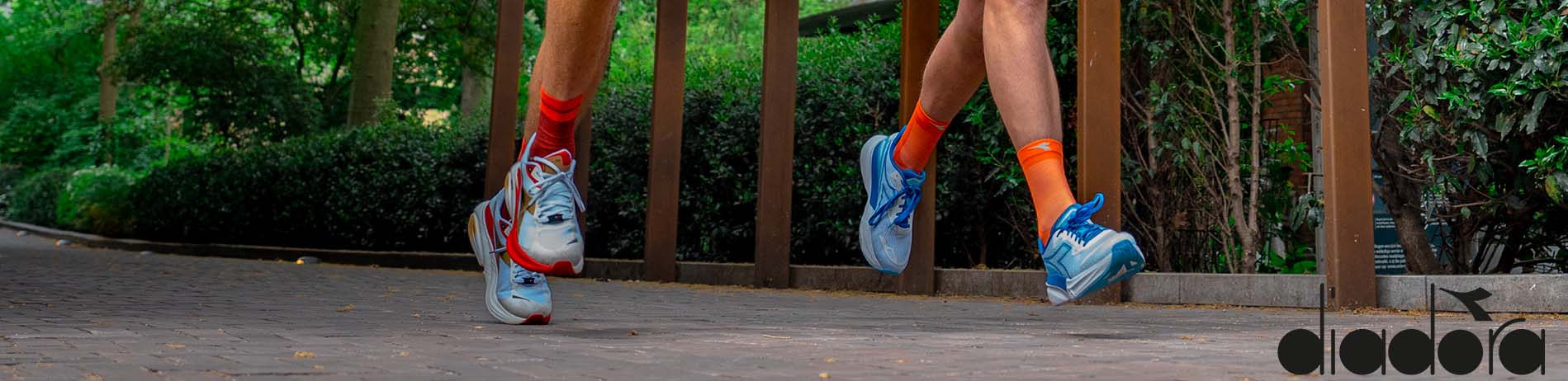 Diadora running shoes at Runners' lab 
