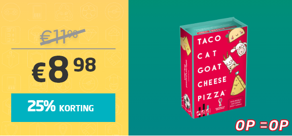 25% korting op Taco Cat - Fifa World Cup Edition