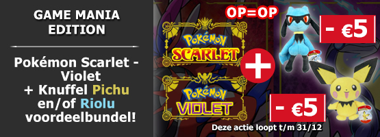 Koop Pokémon Scarlet en/of Violet en krijg tot 10 euro korting op de knuffels