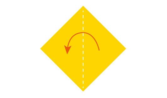 plier une pochette bohémienne