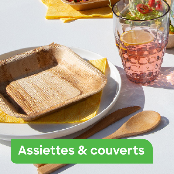 ECO assiettes et couverts