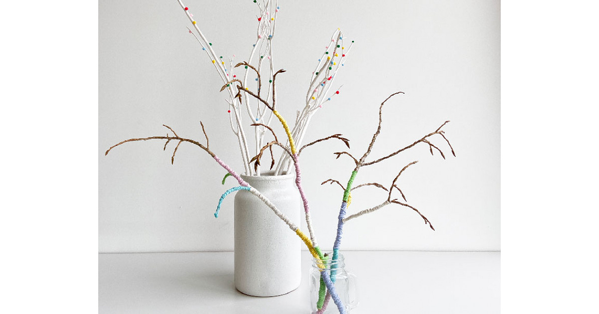 Inspiration : décorer un arbre de Pâques 
