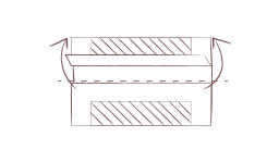 Vouwtechniek Home factory stap 3 Servet vouwen Home Factory stap 3