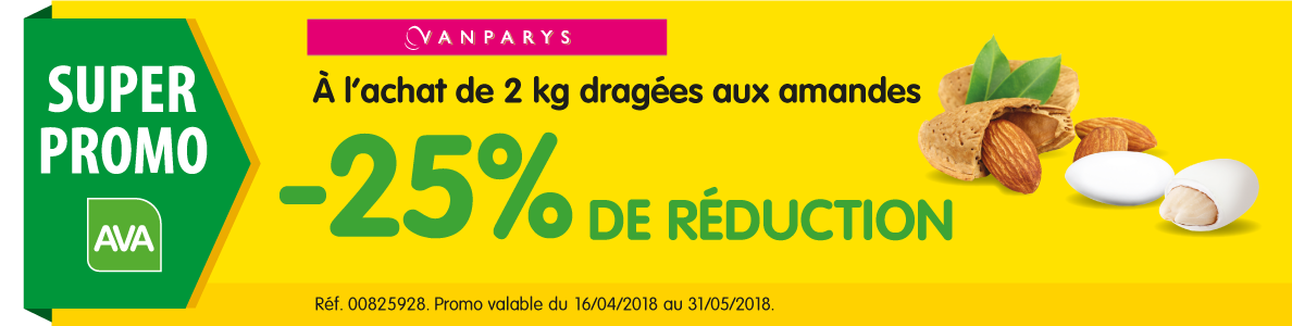 promo dragées aux amandes