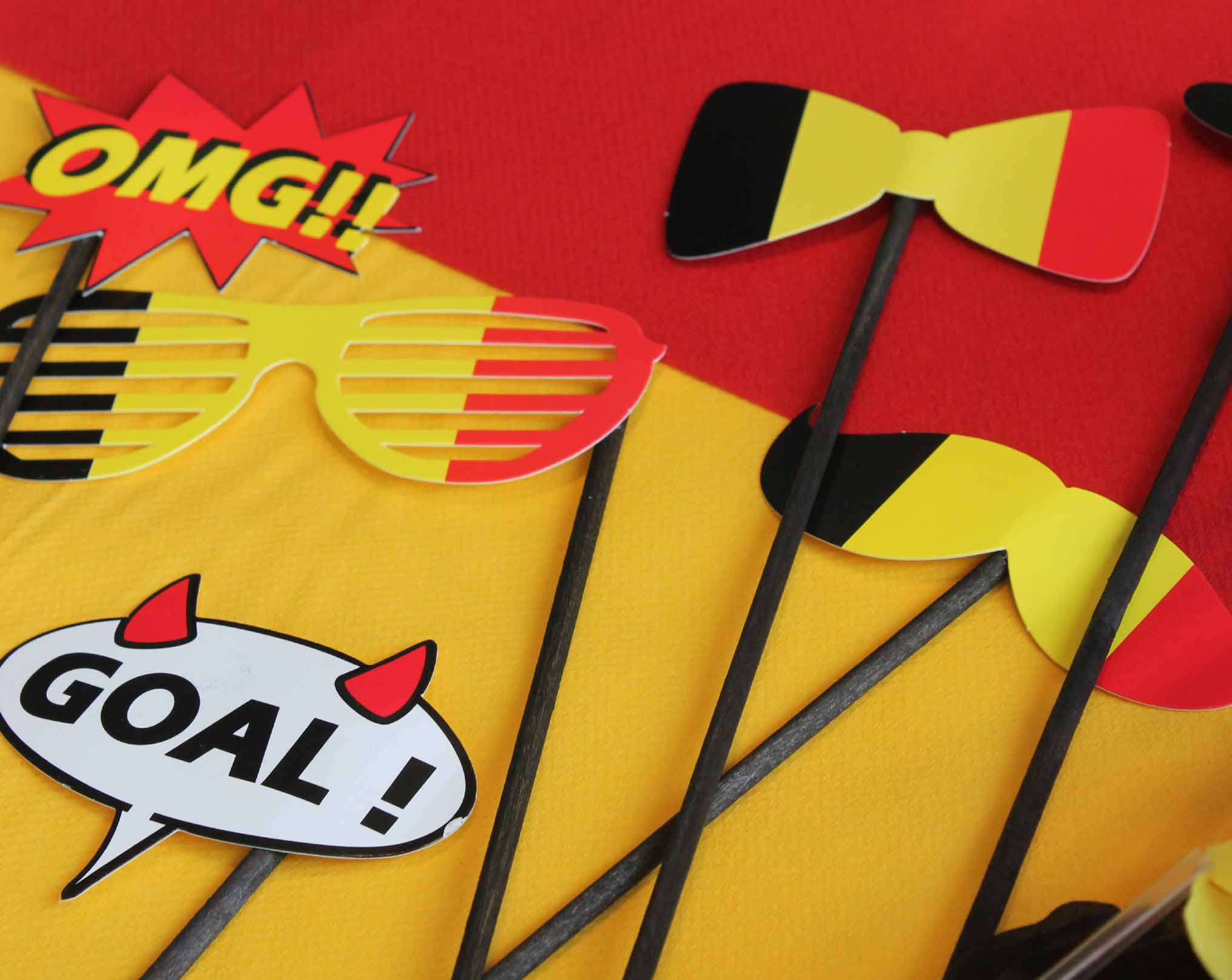 photo props voor voetbal