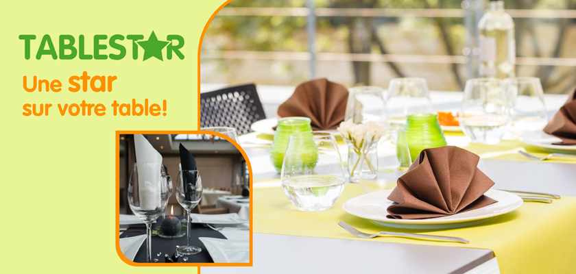 Décoration de table pour professionnels et horeca