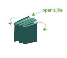 Vouwtechniek de ster stap 7 Vouwtechniek de ster stap 7