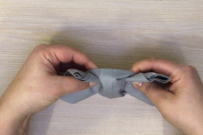 servet-demi-eventail-etape-1 technique de pliage servet demi eventail etape 1