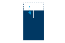 plier une serviette en chemise et cravate étape 2