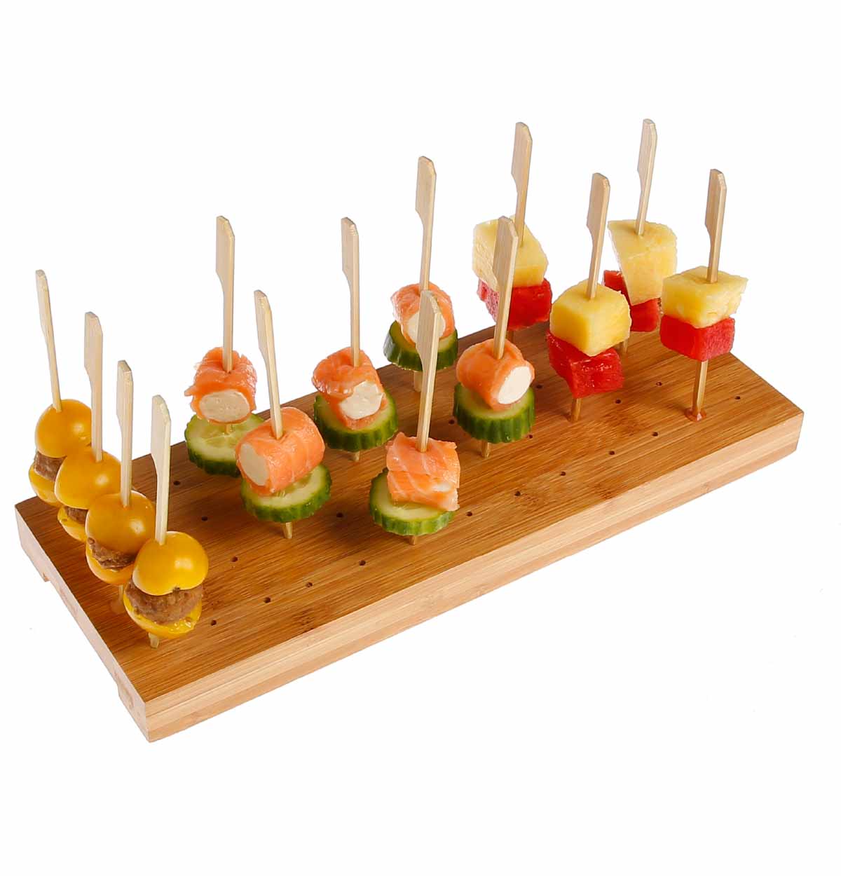 aperitiefhapjes presenteren