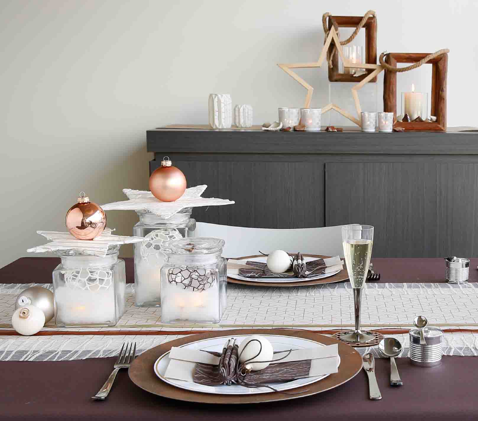 moderne tafelbekleding kerst