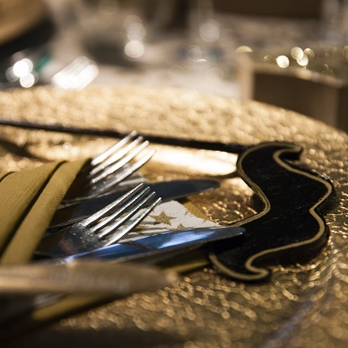 nieuwjaarsreceptie aan tafel