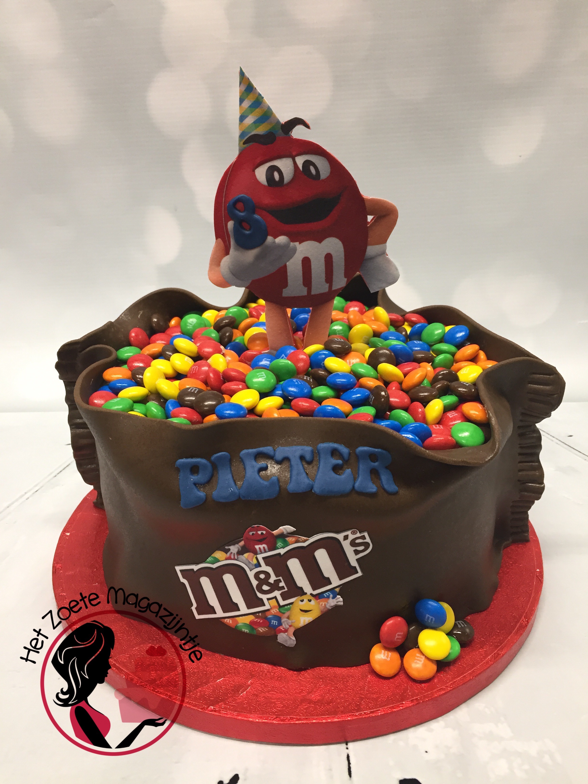 m&m taart taart op maat