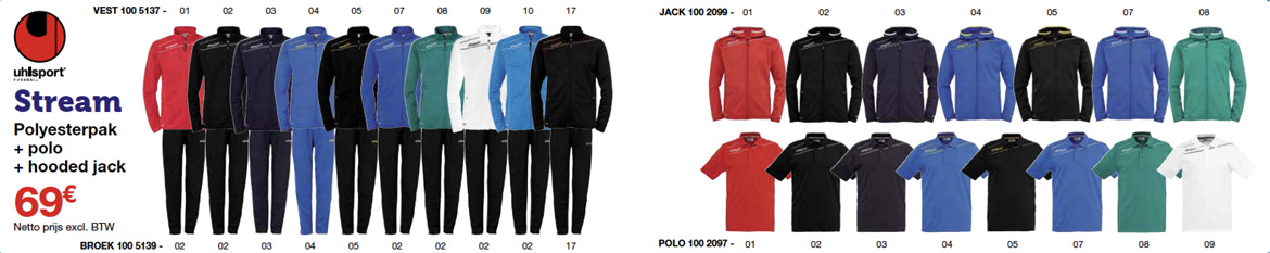Uhlsport stream trainingspakket voor teams - Sportline Uhlsport stream trainingspakket voor teams