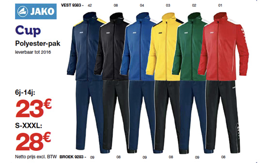 Jako Cup trainingspakken teamwear - Sportline.be Jako Cup trainingspakken teamwear - Sportline.be