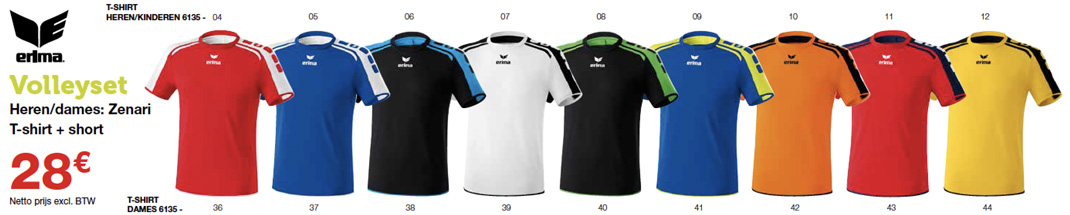 Erima volleyset Zenari voor heren en kids - Sportline Erima volleyset Zenari voor heren en kids