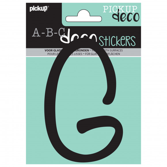 PICKUP Deco Lynn Letter G Zwart 12cm