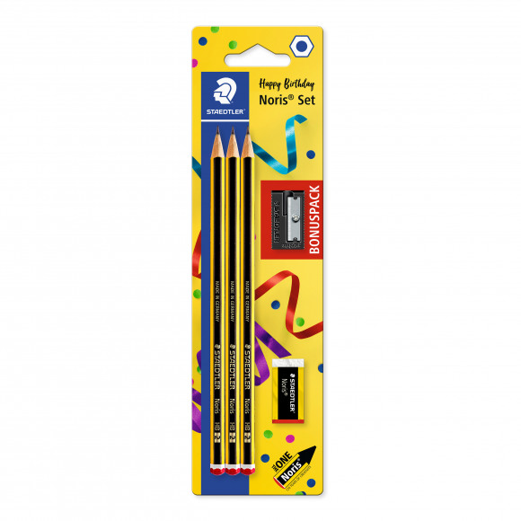 STAEDTLER Noris Crayon HB + Gomme Et Taille-Crayon