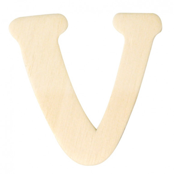RAYHER Lettre V Bois 4cm