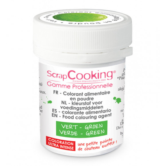 SCRAPCOOKING Colorant Alimentaire Poudre Vert 5g Vert