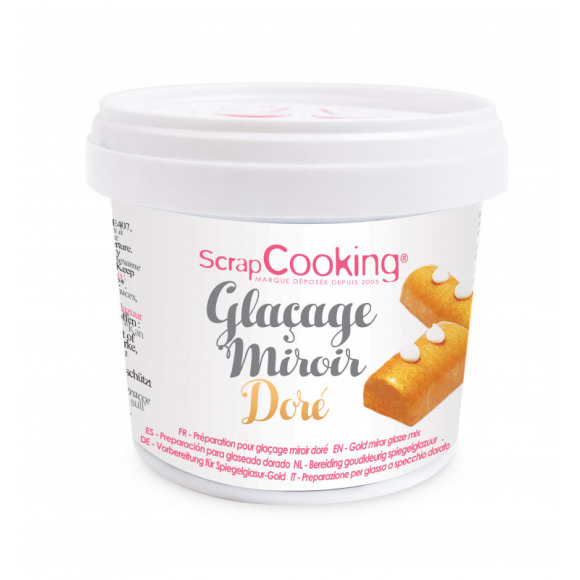 SCRAPCOOKING Deco Glaçage Miroir Or 220g