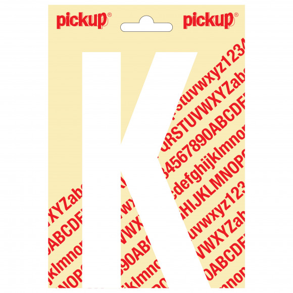 PICKUP Nobel Letter K Wit 15cm