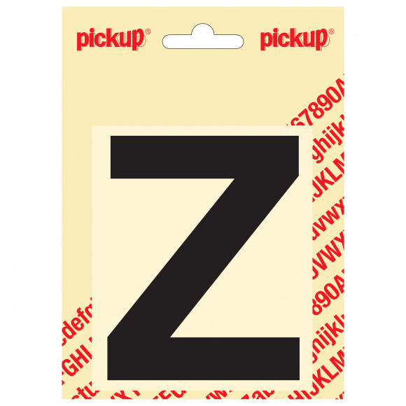 PICKUP Helvetica Letter Z Zwart 10cm