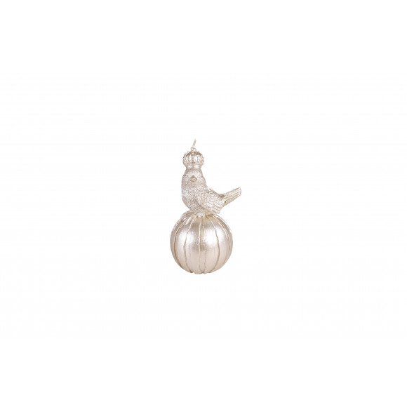 AVA selection Bougie Ouiseau Sur Ballon Champagne 7x6x11,5cm 6h Autres