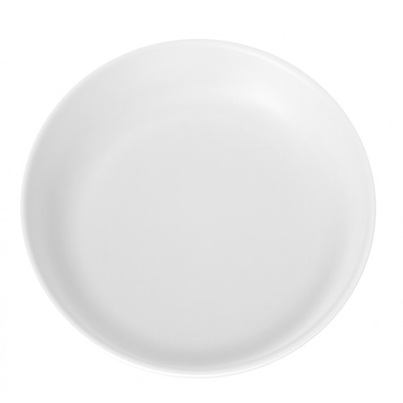 AVA selection Assiette Réutilisable PP+Mineral Blanc Ø 20,8cm 6 Pièces Blanc