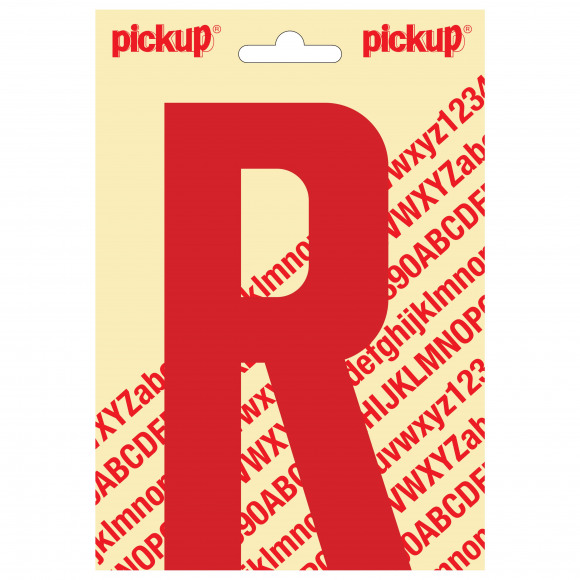 PICKUP Nobel Letter R Rood 15cm