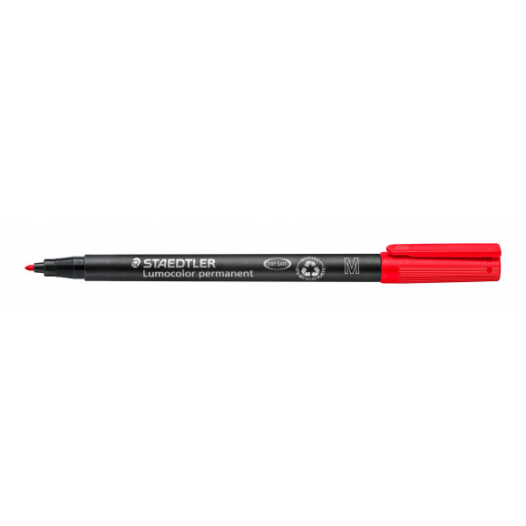 STAEDTLER Lumocolor Permanent Medium Rouge Rouge