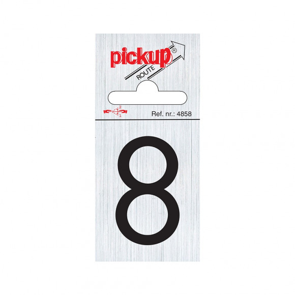 PICKUP Route Alu Chiffre 8 6x4,4cm