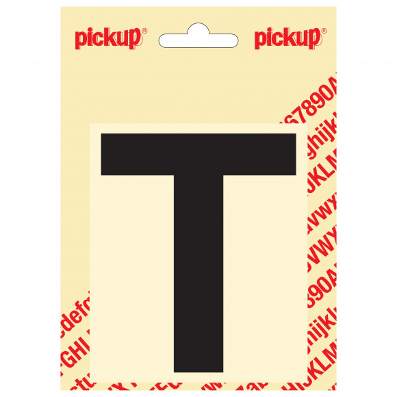PICKUP Helvetica Letter T Zwart 10cm