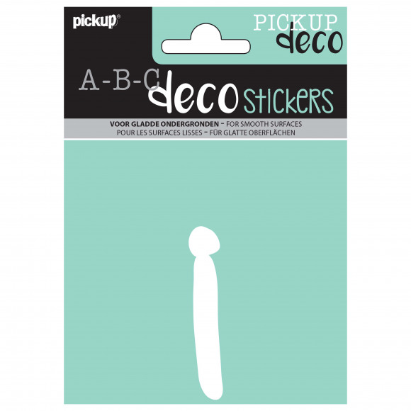 PICKUP Deco Zoe Letter I Wit 11cm
