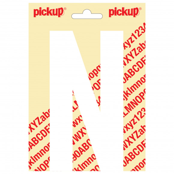 PICKUP Nobel Letter N Wit 15cm