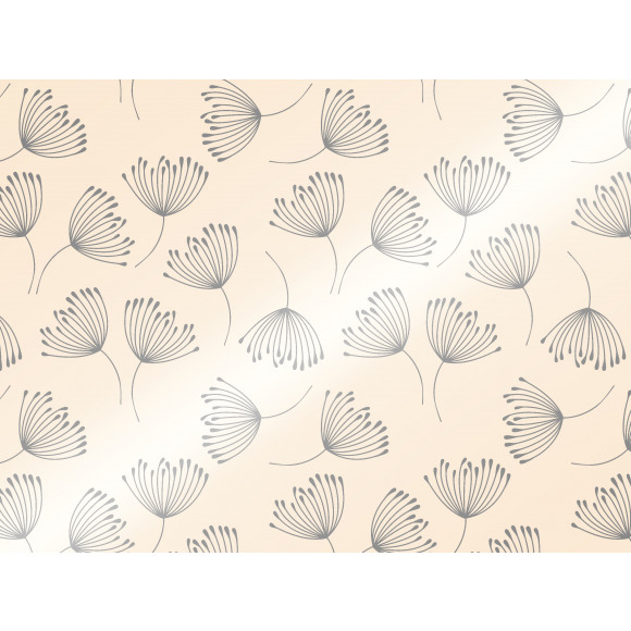 ROTOLUX Papier Cadeau Champagne Dandelion 50cm x 50m