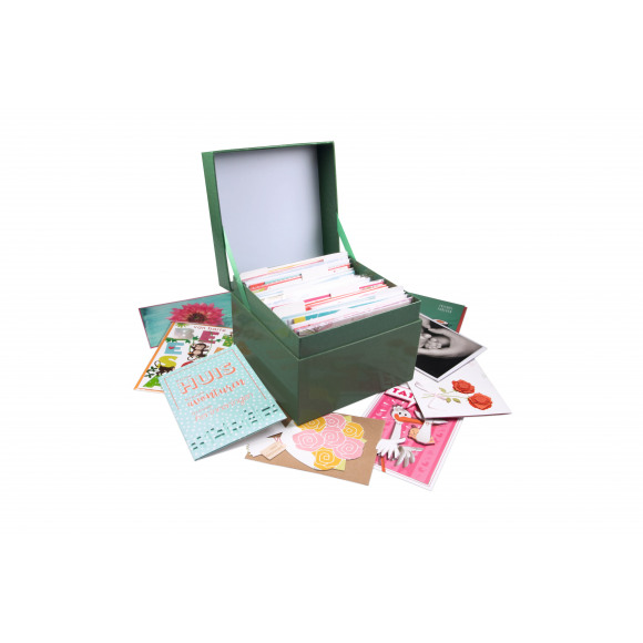 AVA selection Paperclip Secretaressebox Met 75 Wenskaarten