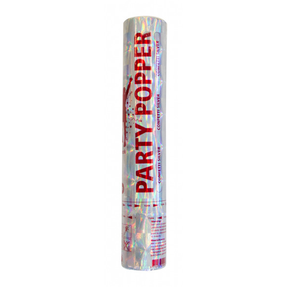 AVA selection Party Popper Confettis Argent 28cm  Gris/Argent