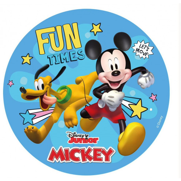 AVA selection Disque Comestible Mickey Mouse Ø 15,5cm Sans Sucre