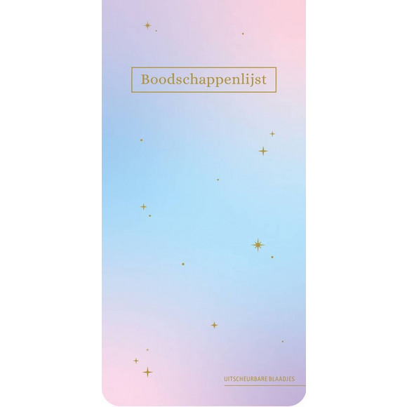 AVA selection Boodschappenlijst Pastel Galaxy