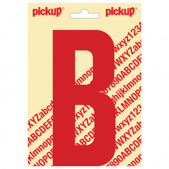 PICKUP Nobel Letter B Rood 15cm
