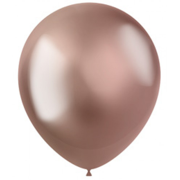 AVA selection Chromeballon Shiny Rose Gold Ø 33cm 10 Stuks