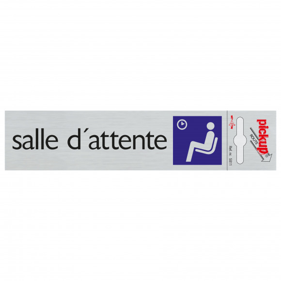 PICKUP Route Alu "Salle D'Attente" 16,5x4,4cm