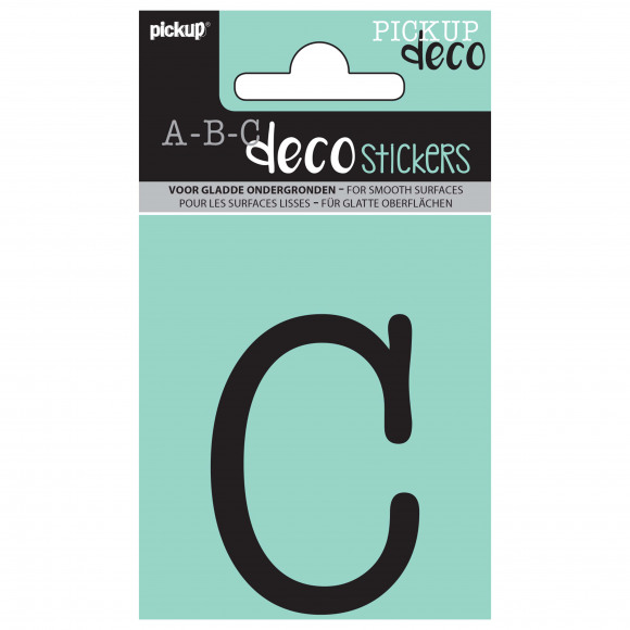 PICKUP Deco Maud Lettre C Noir 6cm