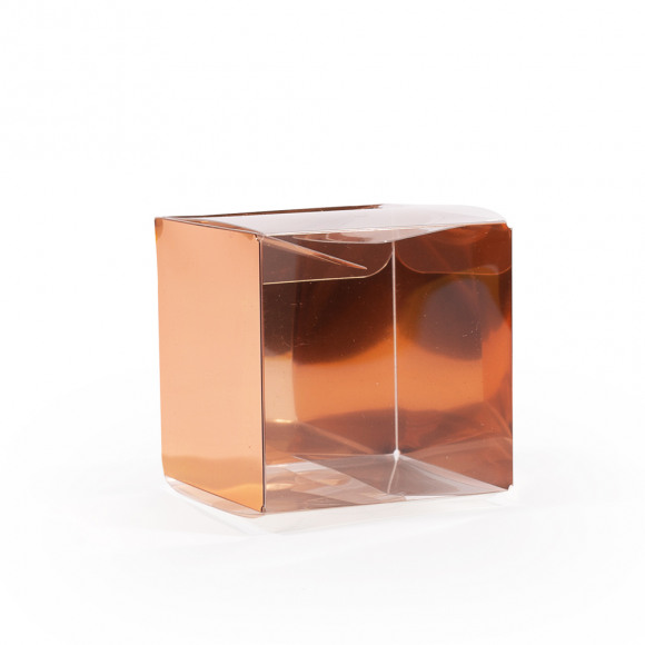 AVA selection Cube Transparent + Dos Rose Gold 5x5x5cm 12 Pièces Autres