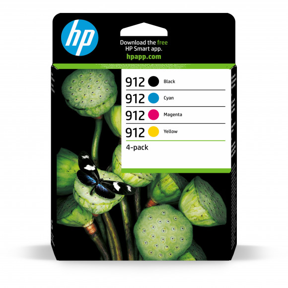 HP Cartridge 912 Zwart + Tricolor Meerdere